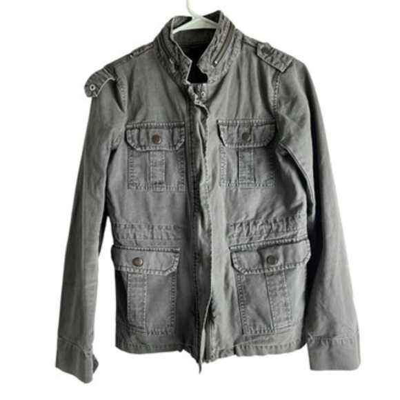 Trouve Jackets & Blazers - Trouve Gray Utility Jacket
